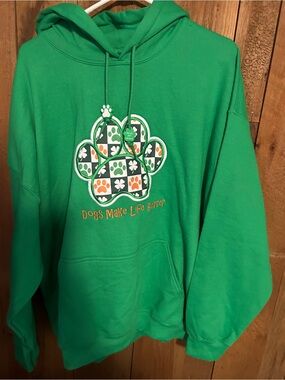 Gildan 2XL NWOT unisex dog lover’s hoodie